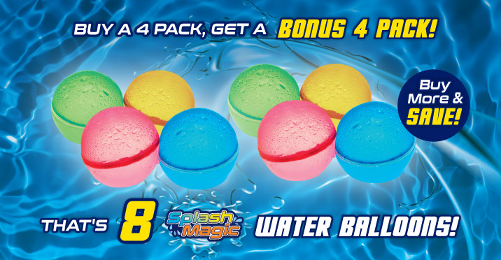 Splash Magic | Amazing, Reusable Water Balloons