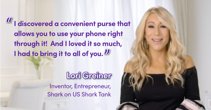 touch screen purse by lori greiner