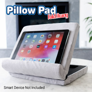 Pillow Pad Fold Away Hands-Free, Multi-Angle Tablet Stand