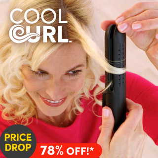 Cool Curl | 2-in-1 Hair Styling Tool | Curls & Straightens Hair In Seconds