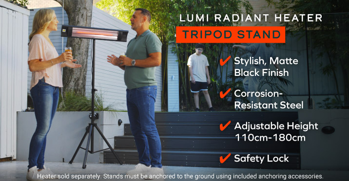 LUMI Radiant Heater Stands