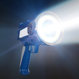 Star Patrol Mega-Bright Rechargeable Spotlight
