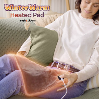 Warm Padding WinterWarm Heated Pad by Sash & Bloom | Heated Pad For Instant Warmth ...